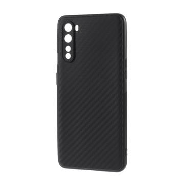 OnePlus Nord Twill Texture TPU Cover - Sort