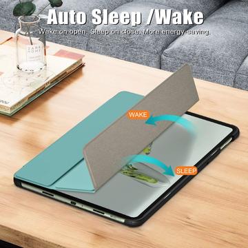 OnePlus Pad Go/Oppo Pad Air2 Tri-Fold Series Smart Folio Cover - Sortgrøn