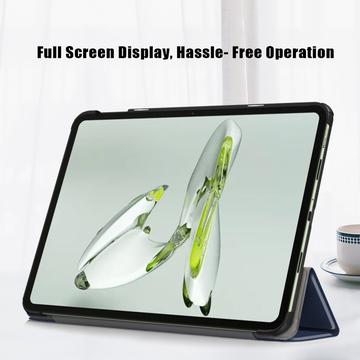 OnePlus Pad Go/Oppo Pad Air2 Tri-Fold Series Smart Folio Cover - Blå