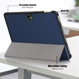 OnePlus Pad Go/Oppo Pad Air2 Tri-Fold Series Smart Folio Cover - Blå