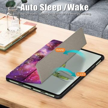 OnePlus Pad Go/Oppo Pad Air2 Tri-Fold Series Smart Folio Cover - Galakse