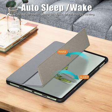 OnePlus Pad Go/Oppo Pad Air2 Tri-Fold Series Smart Folio Cover - Grå