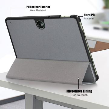 OnePlus Pad Go/Oppo Pad Air2 Tri-Fold Series Smart Folio Cover - Grå