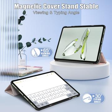 OnePlus Pad Go/Oppo Pad Air2 Tri-Fold Series Smart Folio Cover - Rødguld