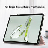 OnePlus Pad Go/Oppo Pad Air2 Tri-Fold Series Smart Folio Cover - Rødguld