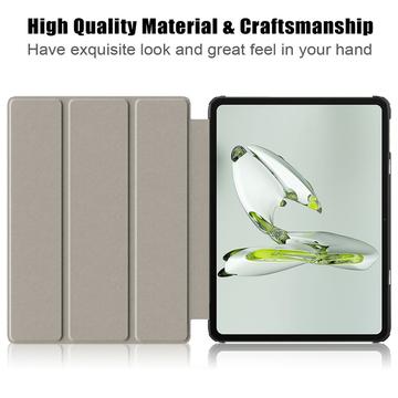 OnePlus Pad Go/Oppo Pad Air2 Tri-Fold Series Smart Folio Cover - Rødguld
