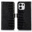 OnePlus Turbo 6/6V Crocodile Series Læderpung med RFID - Sort