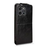 OnePlus Turbo 6 lodret flip-etui med stativ - sort