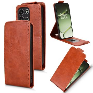 OnePlus Turbo 6 lodret flip-etui med stativ - Brun