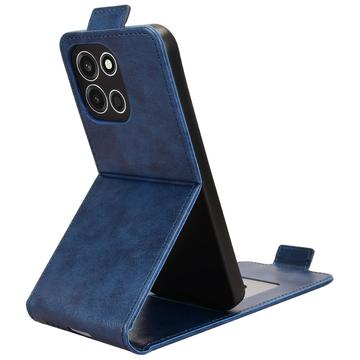OnePlus Turbo 6 lodret flip-etui med stativ - mørkeblå