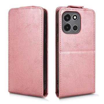 OnePlus Turbo 6 lodret flip-etui med stativ - rosaguld