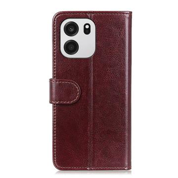 OnePlus Turbo 6/6V Pung Etui med Stativ - Brun
