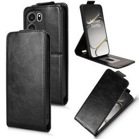 OnePlus Turbo 6V lodret flip-etui med stativ - sort