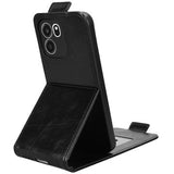 OnePlus Turbo 6V lodret flip-etui med stativ - sort