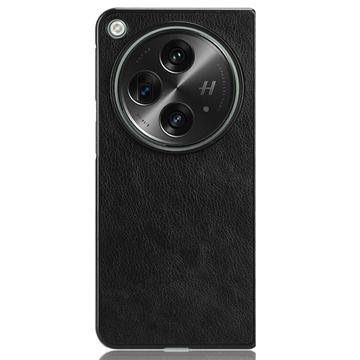 Oppo Find N3/OnePlus Open Belagt Plastikcover - Sort