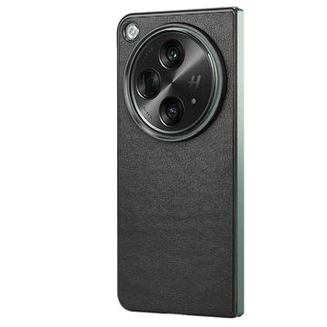 Oppo Find N3/OnePlus Open Belagt Plastikcover - Sort