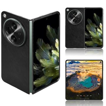 Oppo Find N3/OnePlus Open Belagt Plastikcover - Sort