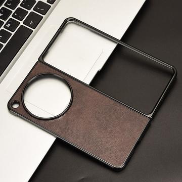 Oppo Find N3/OnePlus Open Belagt Plastikcover - Brun