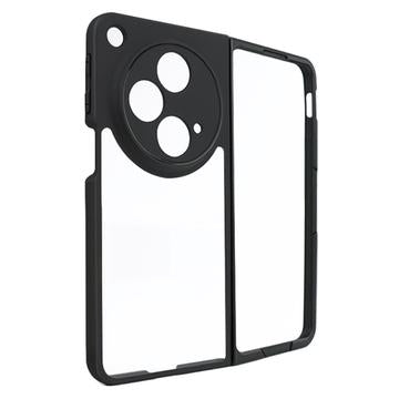 Oppo Find N3/OnePlus Open Shockproof Hybrid Cover - Gennemsigtig Sort
