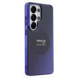 Samsung Galaxy S26 Ultra Oracle Red Bull Racing Double Layer Blended Lines magnetisk cover - marineblå