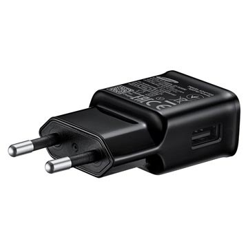 Samsung Type-C USB hurtig rejseoplader med adapter EP-TA20EB - Sort