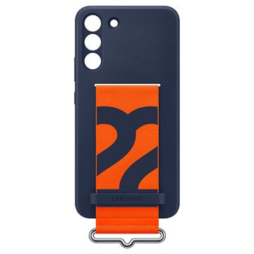Samsung Galaxy S22+ 5G Silikone Cover med Rem EF-GS906TNEGWW - Navy