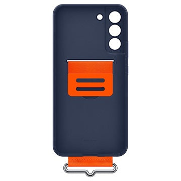 Samsung Galaxy S22+ 5G Silikone Cover med Rem EF-GS906TNEGWW - Navy