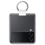 Samsung Galaxy Z Flip4 Clear Cover med Ring EF-OF721CTEGWW - Gennemsigtig