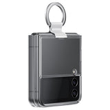 Samsung Galaxy Z Flip4 Clear Cover med Ring EF-OF721CTEGWW - Gennemsigtig