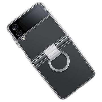 Samsung Galaxy Z Flip4 Clear Cover med Ring EF-OF721CTEGWW - Gennemsigtig