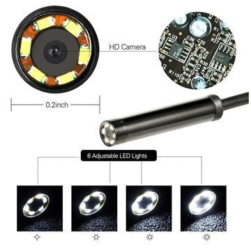 PC Android Endoskop / Inspektionskamera - microUSB, IP67 - 1m