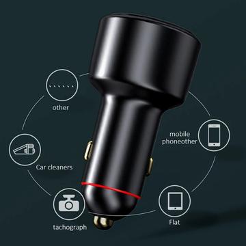 PD3.0 hurtigopladningsbiloplader 65W opladeradapter til cigarettænder 3-port 100W superbiloplader