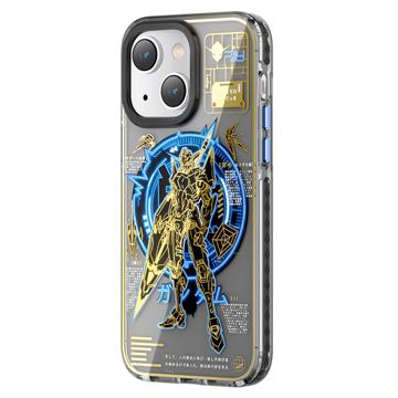 Kingxbar PQY Mecha Mag iPhone 14 Plus Hybrid Cover - Blå