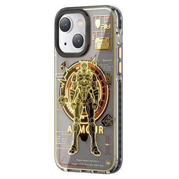 Kingxbar PQY Mecha Mag iPhone 14 Plus Hybrid Cover - Orange