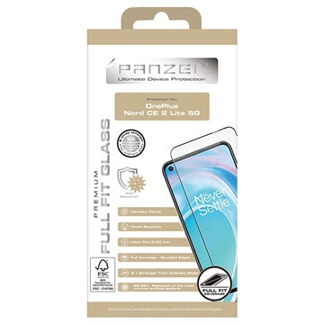Panzer Premium Full-Fit OnePlus Nord CE 2 Lite 5G Hærdet Glas - Sort