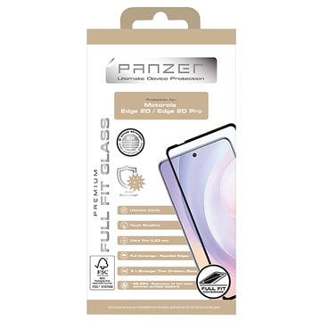 Panzer Premium Full-Fit Motorola Edge 20/Edge 20 Pro Hærdet Glas - Sort