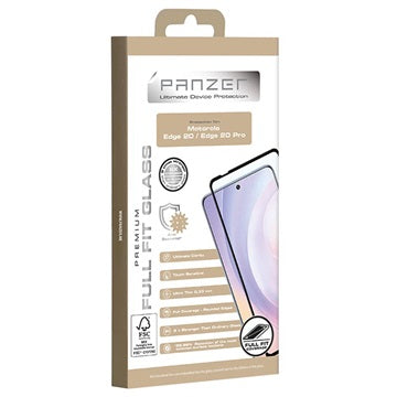 Panzer Premium Full-Fit Motorola Edge 20/Edge 20 Pro Hærdet Glas - Sort
