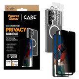 Samsung Galaxy S26 Ultra PanzerGlass Care 3-i-1 privatlivspakke - gennemsigtig