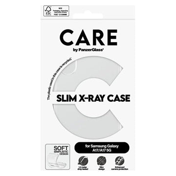 Samsung Galaxy A17/M17 PanzerGlass Care Fashion Slim X-Ray-Cover - Gennemsigtig