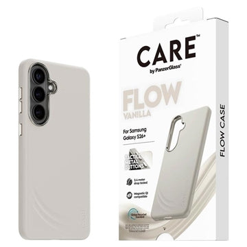 Samsung Galaxy S26+ PanzerGlass Care Feature Flow Cover - MagSafe-kompatibel - Vanilje