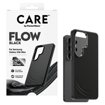 Samsung Galaxy S26 Ultra PanzerGlass Care Feature Flow Cover - MagSafe-kompatibel - Sort