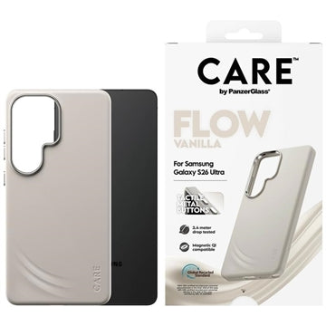 Samsung Galaxy S26 Ultra PanzerGlass Care Feature Flow Cover - MagSafe-kompatibel - Vanilje