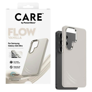 Samsung Galaxy S26 PanzerGlass Care Feature Flow Cover - MagSafe-kompatibel - Vanilje