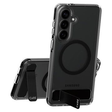 Samsung Galaxy S26+ PanzerGlass Care Kickstand Cover - MagSafe-kompatibel - Klar / Sort
