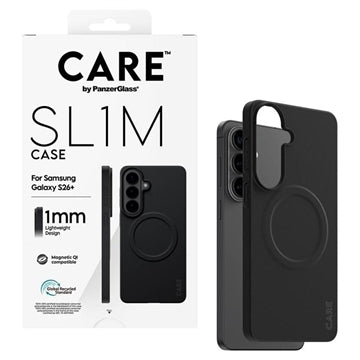 Samsung Galaxy S26+ PanzerGlass Care SL1M Cover - MagSafe-kompatibel - Sort