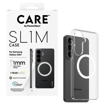 Samsung Galaxy S26+ PanzerGlass Care SL1M Cover - MagSafe-kompatibel - gennemsigtig