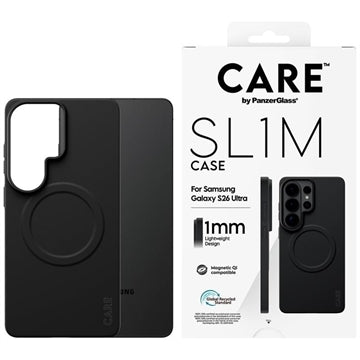 Samsung Galaxy S26 Ultra PanzerGlass Care SL1M Cover - MagSafe-kompatibel - Sort