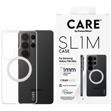 Samsung Galaxy S26 Ultra PanzerGlass Care SL1M Cover - MagSafe-kompatibel - gennemsigtig