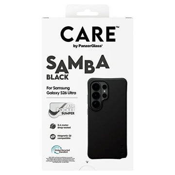 Samsung Galaxy S26 Ultra PanzerGlass Care Samba magnetisk cover - Sort