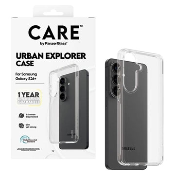 Samsung Galaxy S26+ PanzerGlass Care Urban Explorer Cover - Genomskinlig
